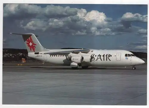 [Ansichtskarte] FLUGZEUG - Crossair - Avro RJ100. 