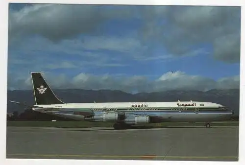 [Ansichtskarte] FLUGZEUG - Saudia - Boeing 707-368C. 