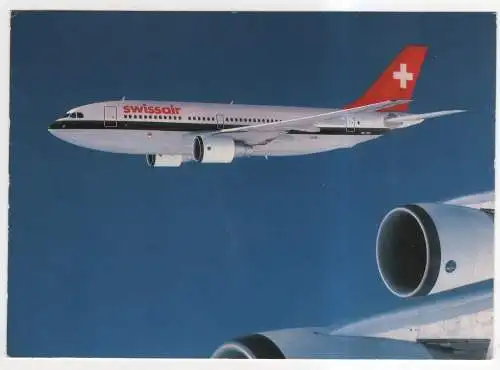 [Ansichtskarte] FLUGZEUG - Swissair - Airbus A-310-221. 