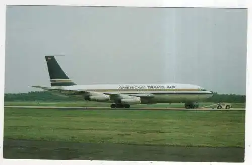 [Ansichtskarte] FLUGZEUG - American Travelair - Boeing 720-048. 