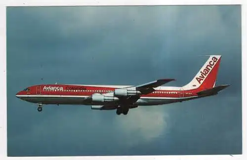 [Ansichtskarte] FLUGZEUG - Avianca - Boeing 707-359B. 