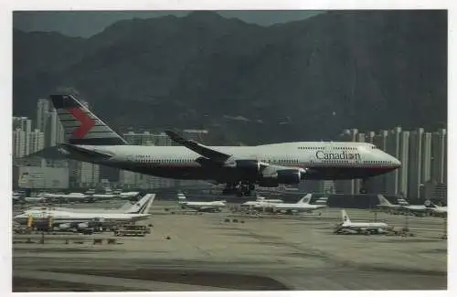 [Ansichtskarte] FLUGZEUG - Canadian 747-400. 