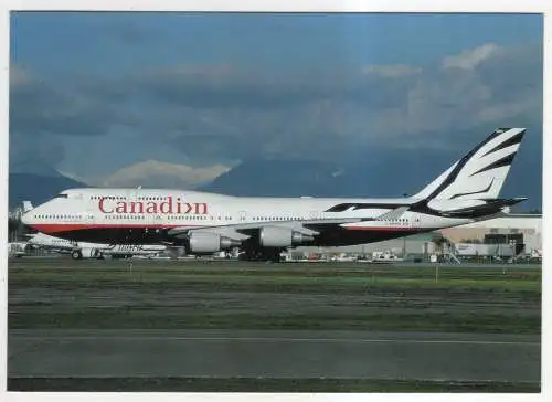 [Ansichtskarte] FLUGZEUG - Canadian Airlines - Boeing B-747-400. 