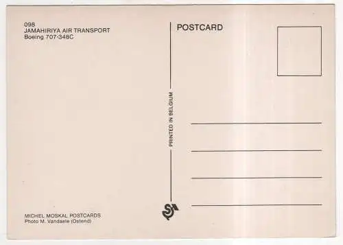 [Ansichtskarte] FLUGZEUG - Jamahiriya Air Transport - Boeing 707-348C. 