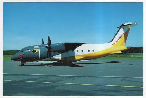 [Ansichtskarte] FLUGZEUG - Eastwest Airlines - Dornier 328-100 at Nürnberg. 