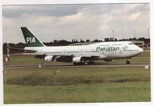 [Ansichtskarte] FLUGZEUG - PIA - Boeing 747-300. 