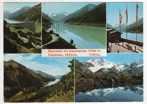 [Ansichtskarte] AUSTRIA - Stausee im Kaunertal - Feichten. 