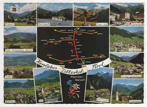 [Ansichtskarte] AUSTRIA - Zillertal. 