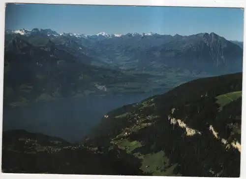 [Ansichtskarte] SWITZERLAND - Beatenberg - Thunersee - Birrenfluh - Wildfstrubel - Wildhorn - Niesenkette. 