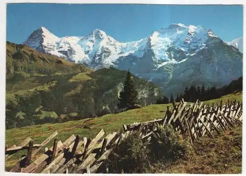 [Ansichtskarte] SWITZERLAND - Eiger - Mönch - Jungfrau. 