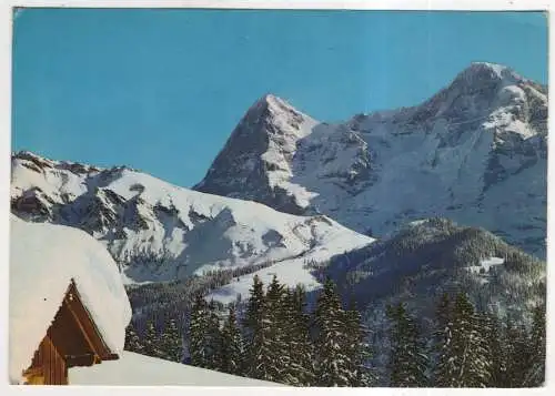 [Ansichtskarte] SWITZERLAND - Mürren - Eiger - Mönch. 