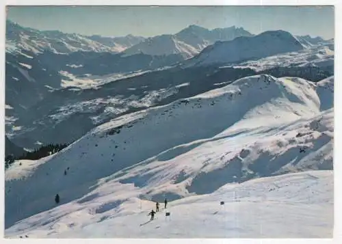 [Ansichtskarte] SWITZERLAND - Lenzerheide - Val Scalottas-Abfahrt. 