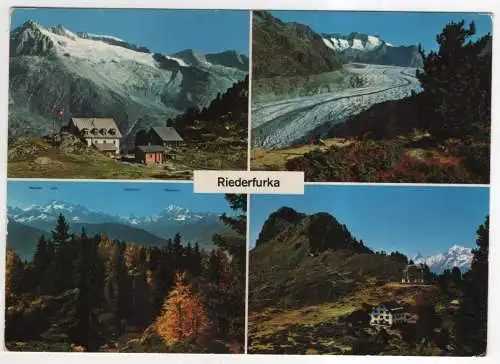 [Ansichtskarte] SWITZERLAND - Riederfurka. 