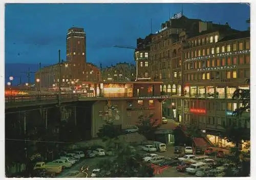 [Ansichtskarte] SWITZERLAND - Lausanne - Grand Pont und Bel-Air Hochhaus. 