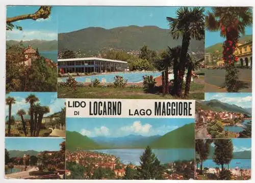 [Ansichtskarte] SWITZERLAND - Lido di Locarno - Lago Maggiore. 