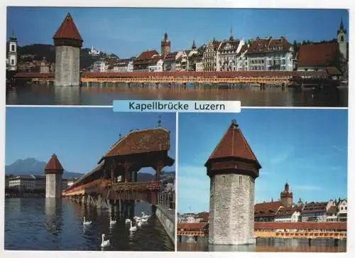 [Ansichtskarte] SWITZERLAND - Luzern - Kapellbrücke. 