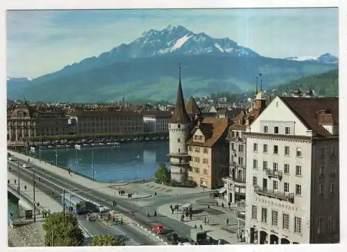 [Ansichtskarte] SWITZERLAND - Luzern mit Pilatus. 