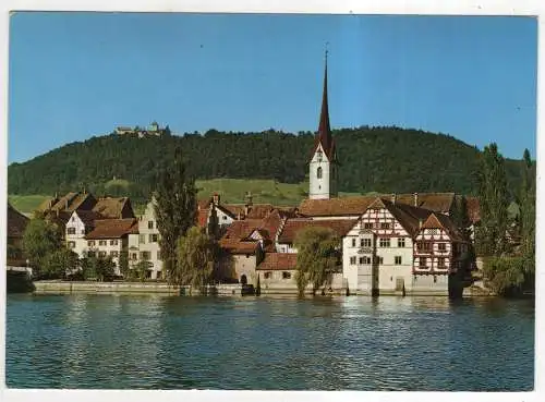 [Ansichtskarte] SWITZERLAND - Stein am Rhein mit Schloss Hohenklingen. 