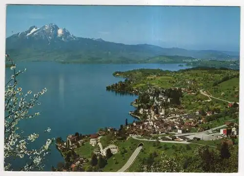 [Ansichtskarte] SWITZERLAND - Weggis am Vierwaldstättersee mit Pilatus. 