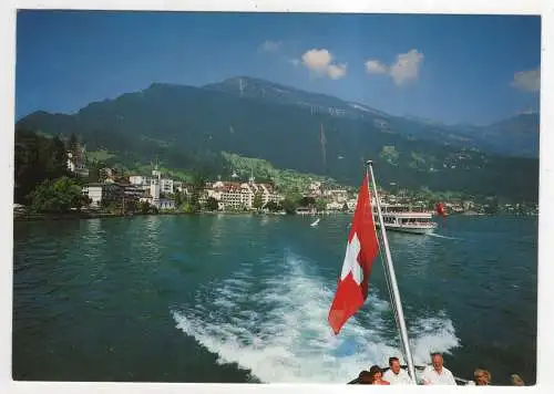 [Ansichtskarte] SWITZERLAND - Weggis am Vierwaldstättersee mit Pilatus. 