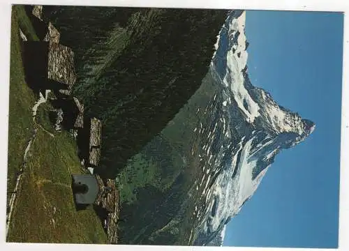 [Ansichtskarte] SWITZERLAND - Findelen bei Zermatt - Matterhorn. 