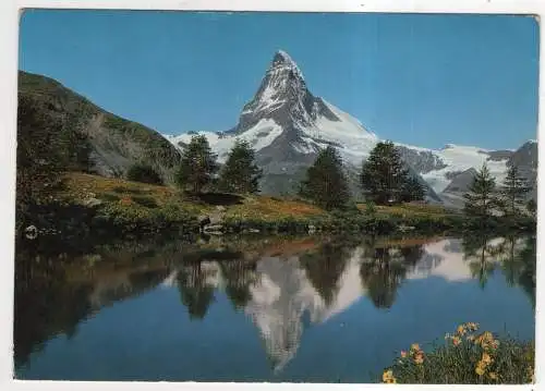 [Ansichtskarte] SWITZERLAND - Zermatt - Grindjisee Findelen-Fluhalp - Matterhorn. 