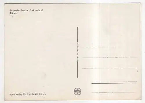 [Ansichtskarte] SWITZERLAND - Zürich. 