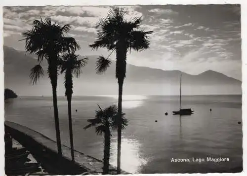 [Ansichtskarte] SWITZERLAND - Ascona - Lao Maggiore. 