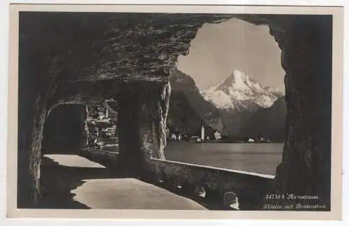 [Ansichtskarte] SWITZERLAND - Axenstrasse - Flüelen mit Bristenstock. 