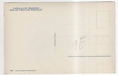 [Ansichtskarte] SWITZERLAND - Axenstrasse - Flüelen mit Bristenstock. 