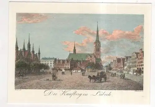 [Ansichtskarte] GERMANY - Lübeck - Der Kaufberg in Lübeck. 