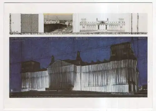 [Ansichtskarte] GERMANY - Berlin - Wrapped Reichstag - Christo. 