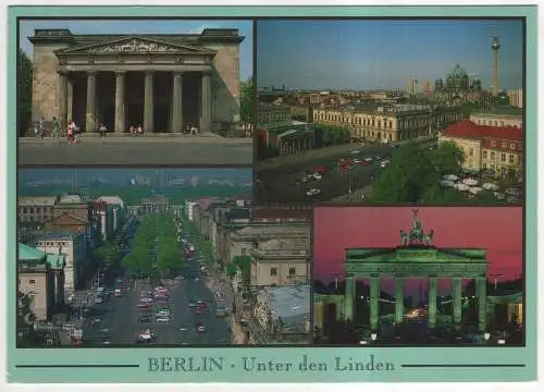 [Ansichtskarte] GERMANY - Berlin - Unter den Linden. 