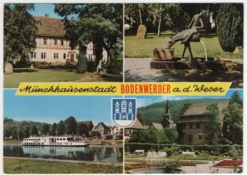 [Ansichtskarte] GERMANY - Bodenwerder a. d. Weser. 