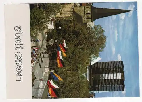 [Ansichtskarte] GERMANY - Essen - Münsterkirche und Rathaus. 