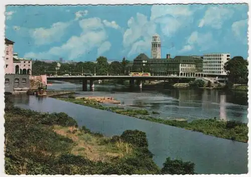 [Ansichtskarte] GERMANY - Mülheim a. d. R. - Schloßbrücke. 