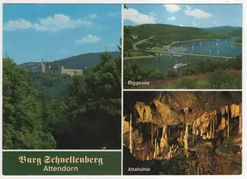 [Ansichtskarte] GERMANY - Attendorn - Burg Schnellenberg. 