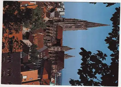 [Ansichtskarte] GERMANY - Freiburg im Breisgau - Blick vom Schloßberg auf das Münster U. L. Frau. 