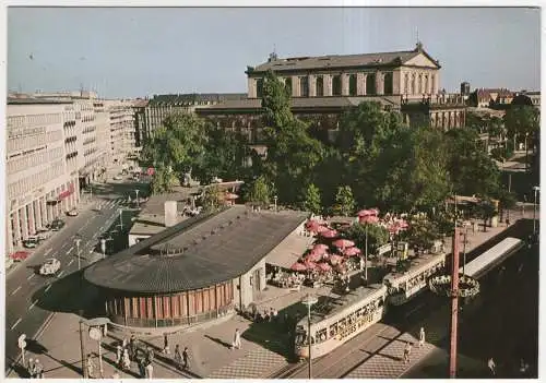 [Ansichtskarte] GERMANY - Hannover - Das Café Kröpcke dahinter die Oper. 