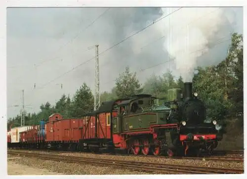 [Ansichtskarte] EISENBAHN - Güterzug Tenderlokomotive T13 7906 Stettin. 