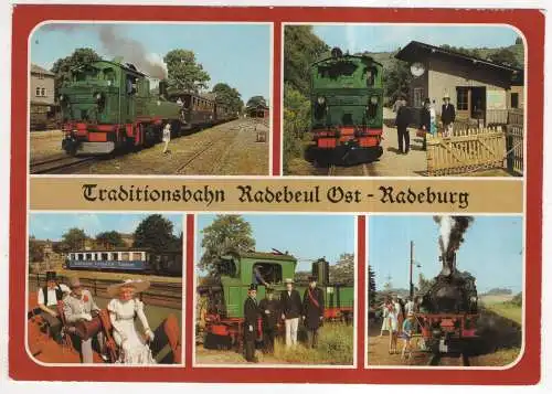 [Ansichtskarte] EISENBAHN - Traditionsbahn Radebeul Ost - Radeburg. 