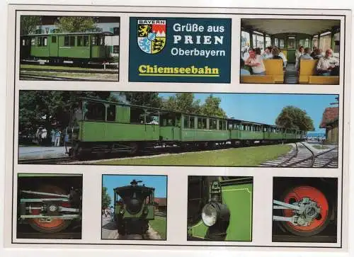 [Ansichtskarte] EISENBAHN - Prien - Chiemseebahn. 