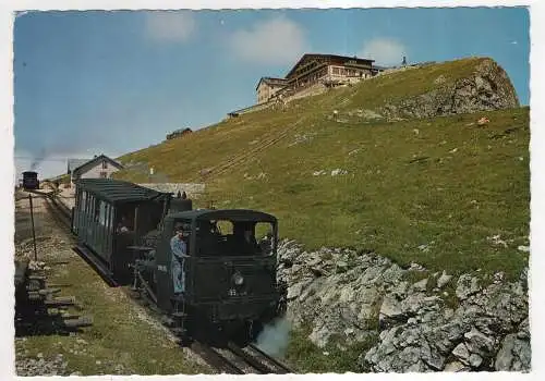 [Ansichtskarte] EISENBAHN - Schafberg-Gipfel. 