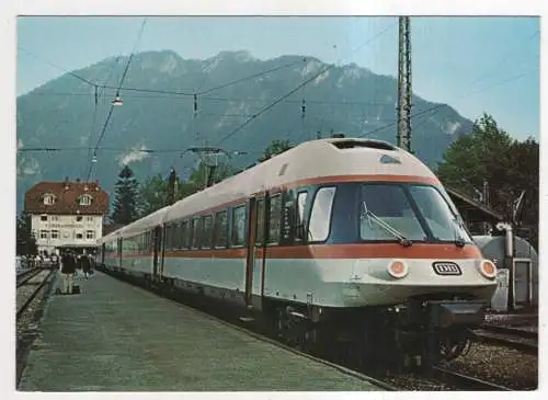 [Ansichtskarte] EISENBAHN - DB 403 im Bf. Oberammergau. 