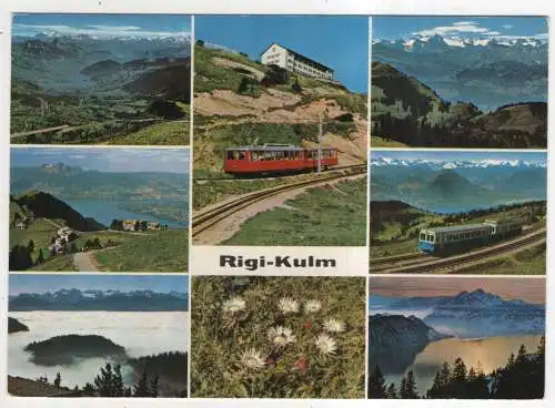 [Ansichtskarte] EISENBAHN - Rigi-Kulm. 