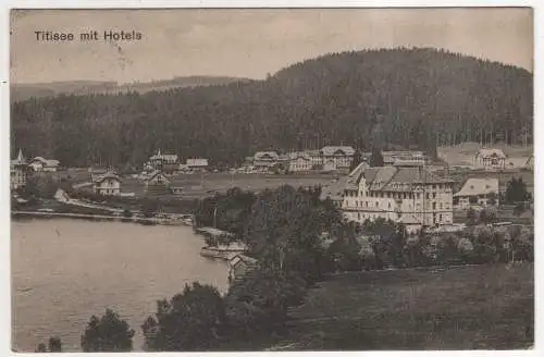 [Ansichtskarte] GERMANY - Titisee /  Schwarzwald mit Hotels. 