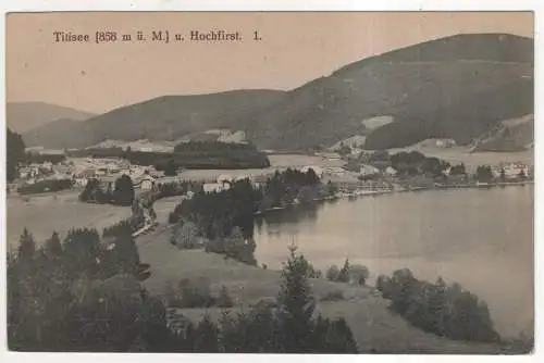 [Ansichtskarte] GERMANY - Titisee /  Schwarzwald u. Hochfirst. 