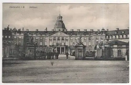 [Ansichtskarte] GERMANY - Karlsruhe i. B. - Schloss. 