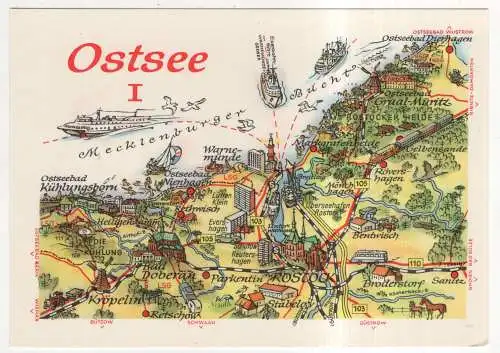 [Ansichtskarte] GERMANY - Ostsee I. 