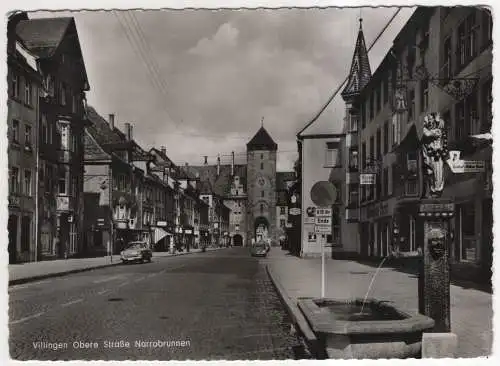 [Ansichtskarte] GERMANY - Villingen - Obere Straße Norrobrunnen. 